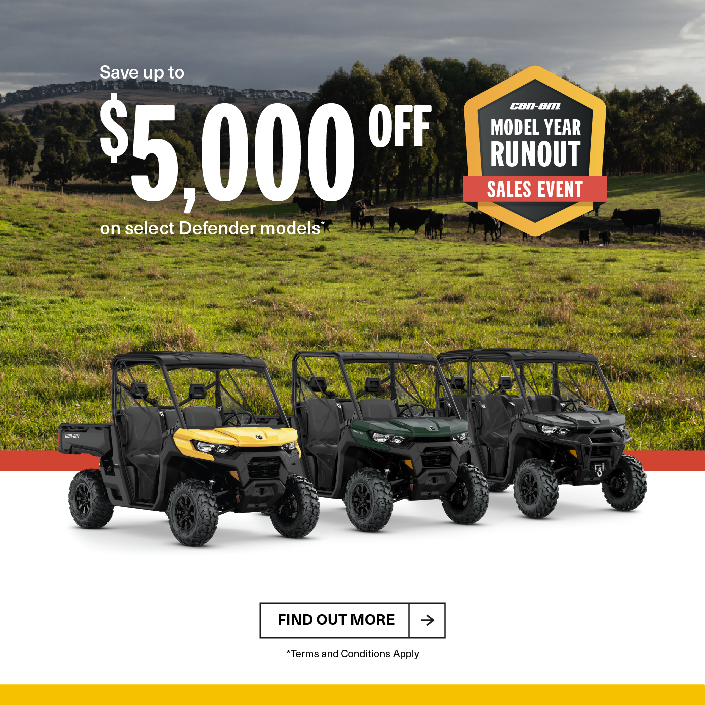 AU Can-Am ORV Campaign - Q3.75 Retail Program